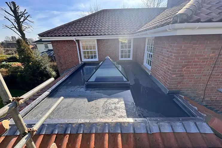 Flat roof and skylight maintenance completed in Central Florida